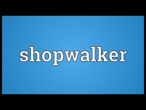 Header of shopwalker