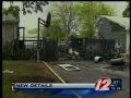 Shed fire spreads to two homes