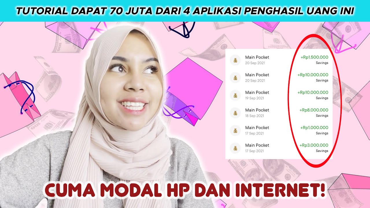 DI GAJI 70 JUTA DARI 4 APK INI! Cari Uang dari Internet DI GAJI 70 JUTA DARI 4 APK INI! Cari Uang dari Internet