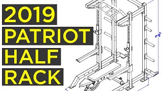 2019 Patriot Half Rack - Rae Crowther Strength Equipment