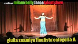 belly dance talent show le 1001 lune d'oriente Giulia Saamiya cat a