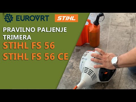 Pravilno paljenje motornog trimera Stihl FS 56/ FS 56 C-E