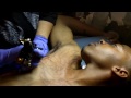 Female tattoo artist...Frenchy...tatting Paid N Blasted (Wings)