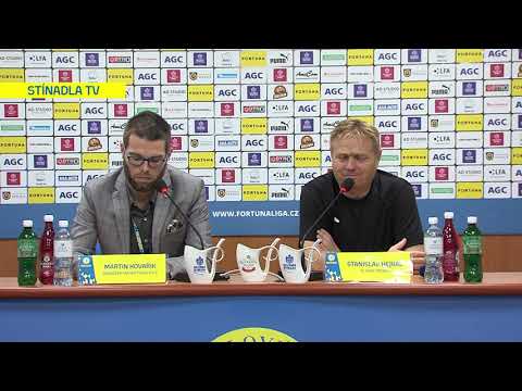 Tiskov konference domcho trenra po utkn Teplice - Sparta Praha (20.10.2019)