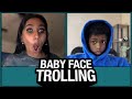 FAKE BABY trolls STRANGERS on OMEGLE (BABY FACE TROLLING)