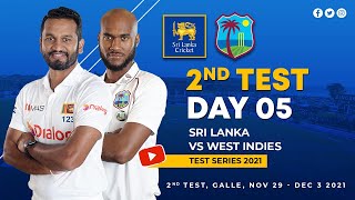 LIVE | 2nd Test - Day 5 : Sri Lanka vs West Indies Test Series 2021
