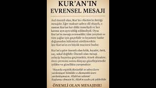 Kuranin Evrensel Mesaji