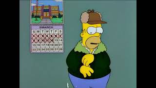 Simpsons - Lousy Smarch Weather From Treehouse Of Horror Vi