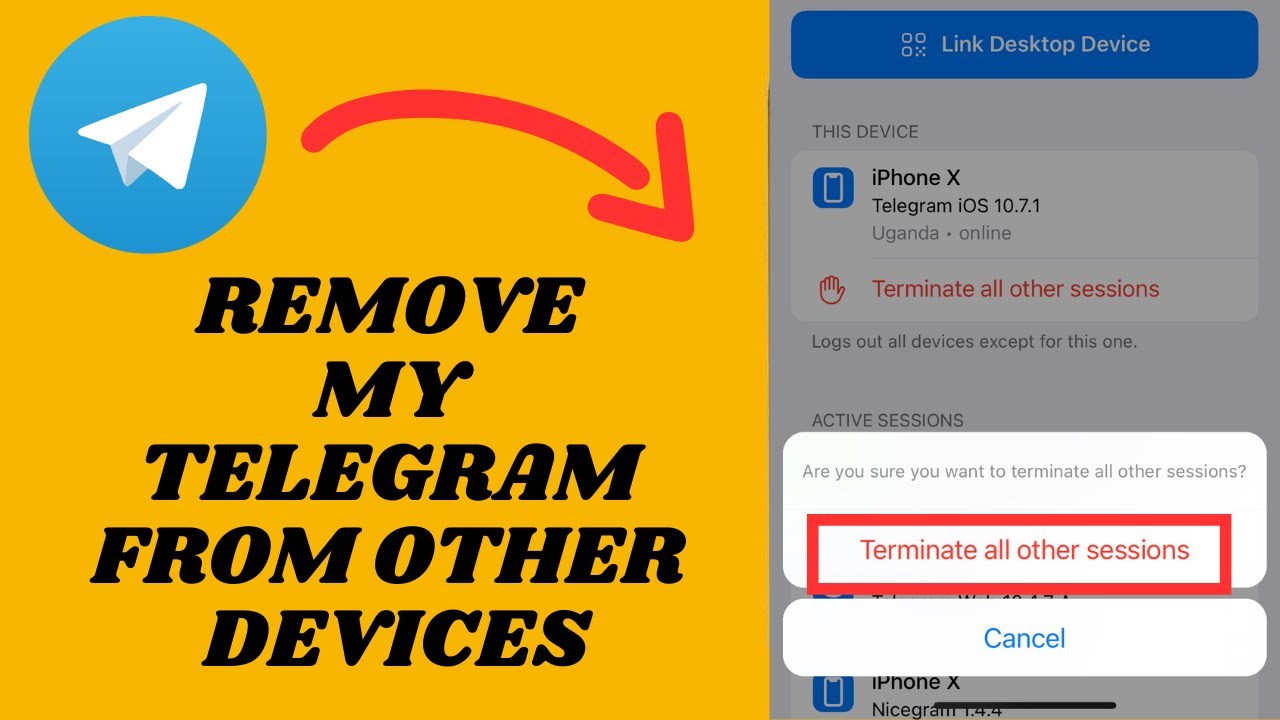 Remove My Telegram Account From Other Devices Remove My Telegram Account From Other Devices