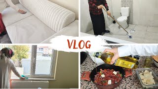 SESSİZ VLOG | 3+1 DETAYLI EV TEMİZLİĞİ | PRATİK AKŞAM YEMEĞİ | MOTİVASYON VLOGU 