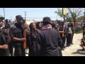Huey P. Newton Gun Club and Black Panthers march on MLK Blvd.