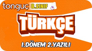 8.Sınıf Türkçe 1.Dönem 2.Yazılıya Hazırlık 📝 #2024