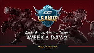 DUNIA GAMES AMATEUR LEAGUE WEEK 3 DAY 2 - MOBILE LEGENDS