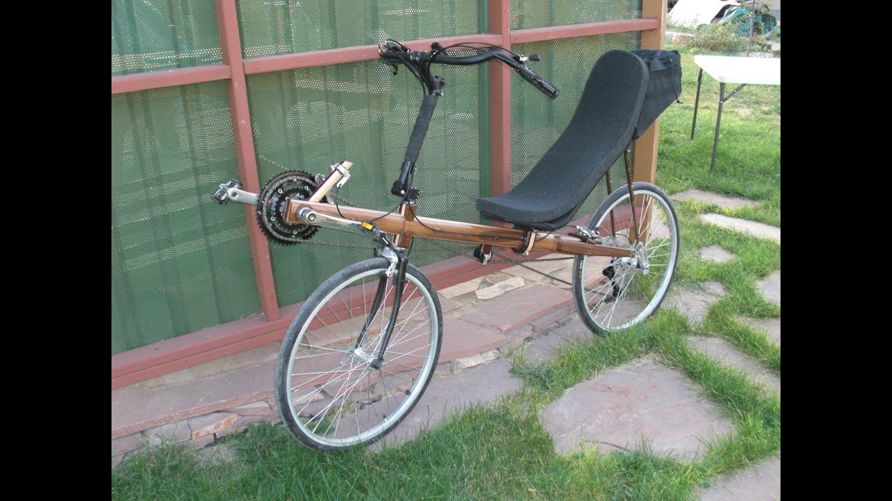 wood recumbent bike build using Aspire and a Camaster C.N.C. - YouTube