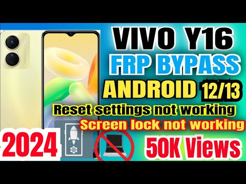 Vivo y16 frp bypass android 12 new security| activity Vivo y16 frp bypass android 12 new security| activity