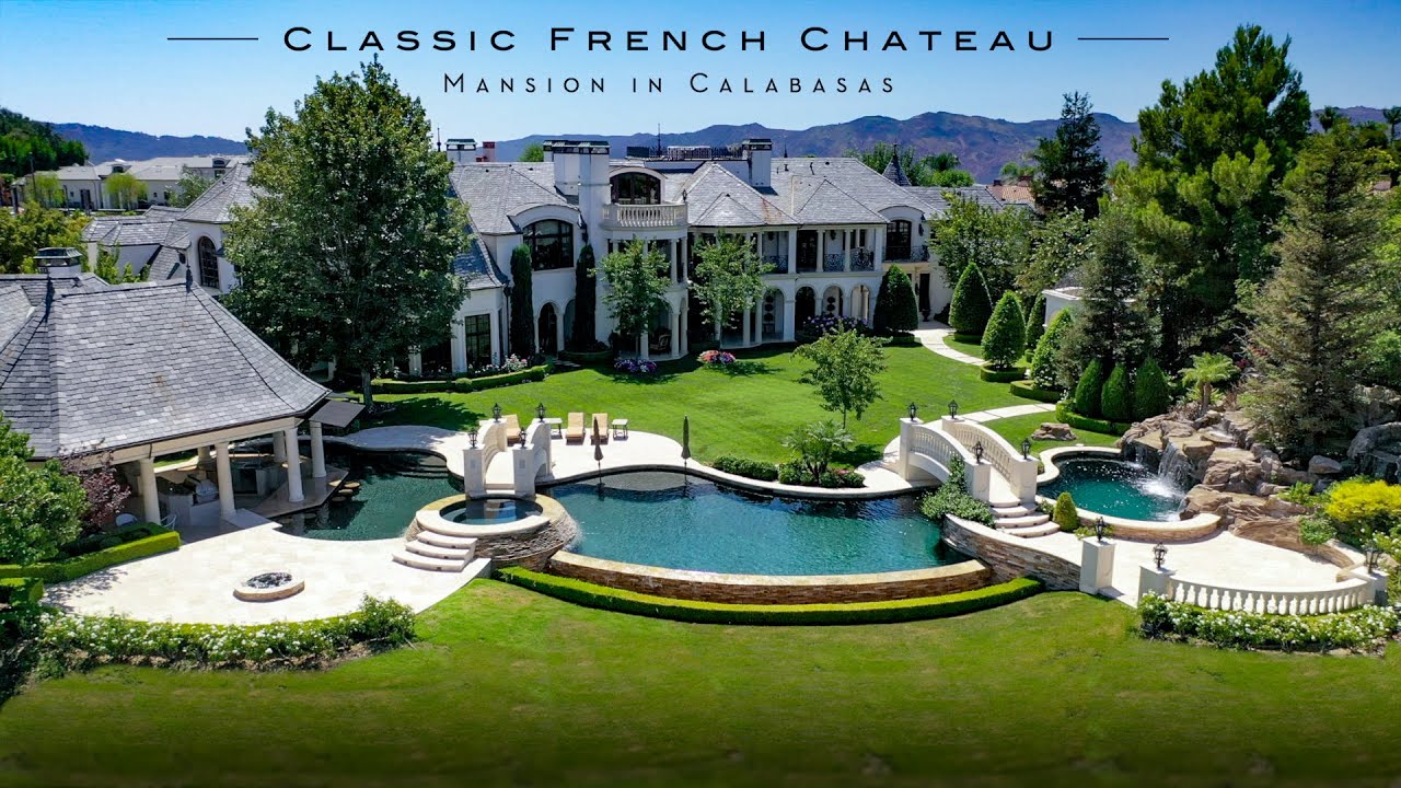 $32,000,000 Mansion in Calabasas | Classic French Chateau