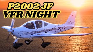 Tecnam -P2002 Jf- Vfr Night - Air To Air Photostory Al Tramonto Su Golfo Di Gaeta / Mondragone