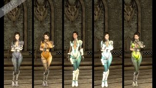 Skyrim Se 上古卷軸V重製版 服裝 303.Widowmaker Suit 鬥陣特攻 奪命女 艾蜜莉拉庫瓦Amélie Lacroix Unpb身形