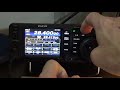 Demonstration Split Operations with the Yaesu FT991A radio, also showed using  WIDTH feature