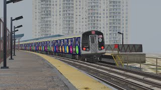 Openbve R160B Siemens Sas Wrapped Q To 96Th Street-2Nd Avenue Via Brightonbroadway Local 2018
