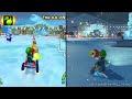 Mario Kart 8: Sherbet Land GCN Head-to-Head Comparison (Wii U vs. GameCube)