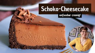 Große Käsekuchen Liebe: Cremiger Schoko-Cheesecake Rezept