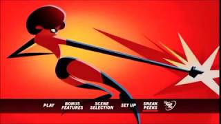 Incredibles 2 2018 Dvd Menu My Version Braden Spainhower