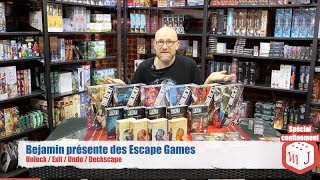 Benjamin présente les jeux Escape