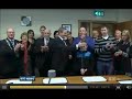 Enda Kenny pats boy on forehead