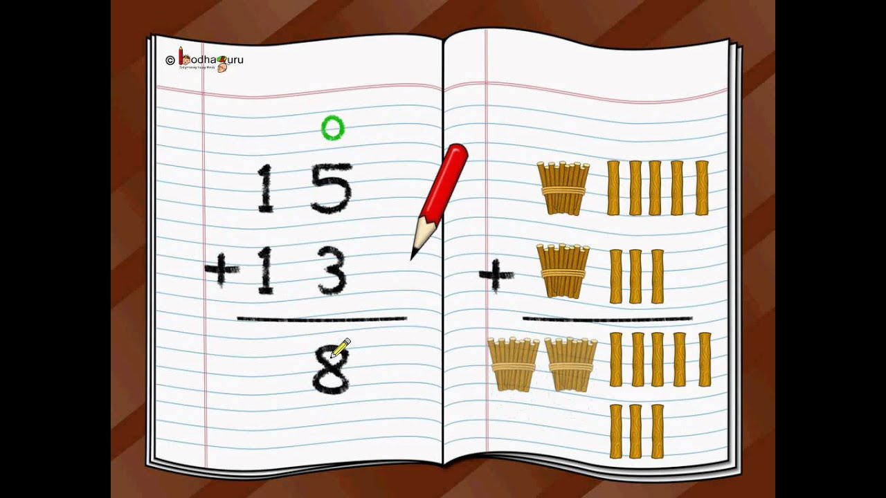 Maths - Adding two digit numbers - English - YouTube