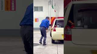 Daily Life At A Gas Station In Japan