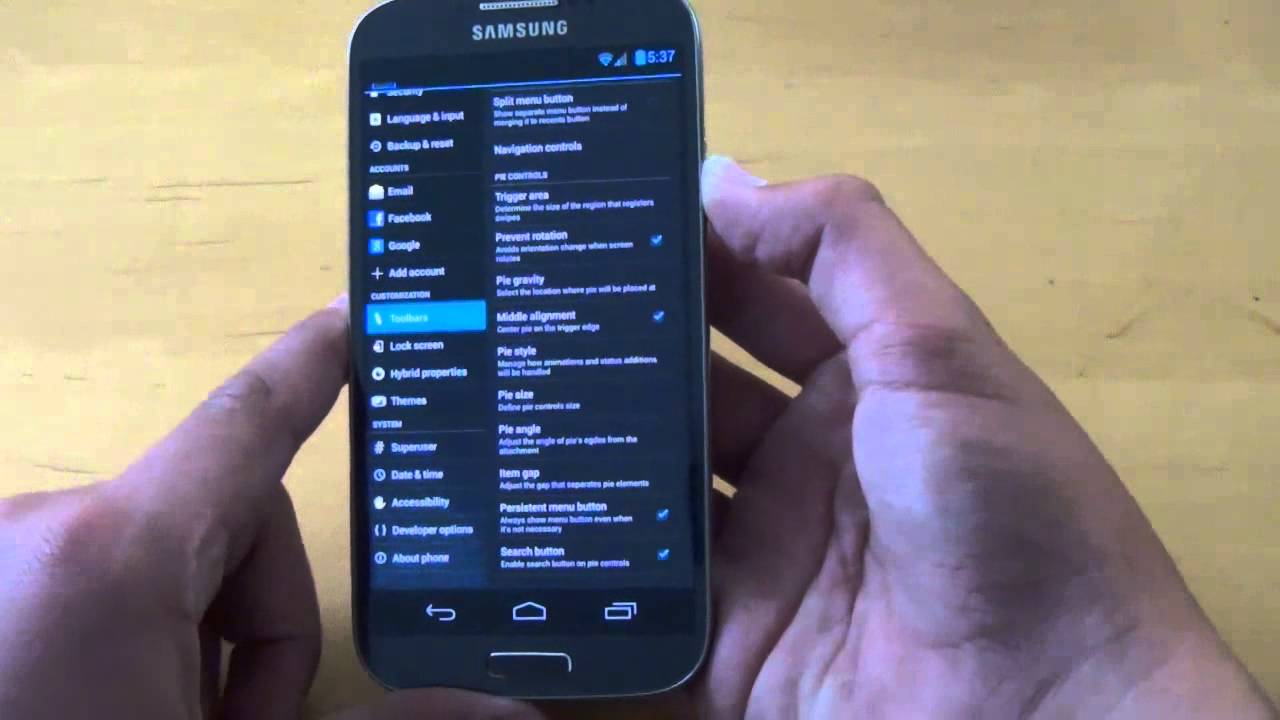 ParanoidAndroid (Halo) Rom for Samsung Galaxy S3 and S4 - YouTube