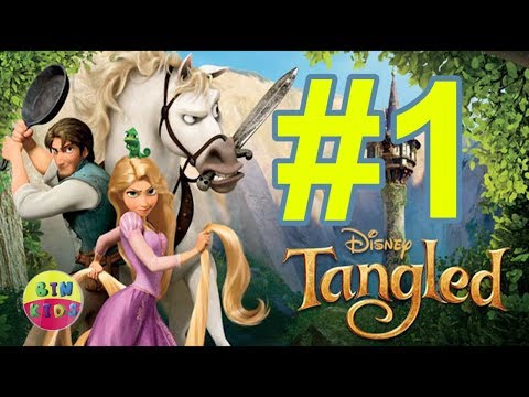 Hoàng tử và công chúa tóc dài phần 1! Disney Tangled
