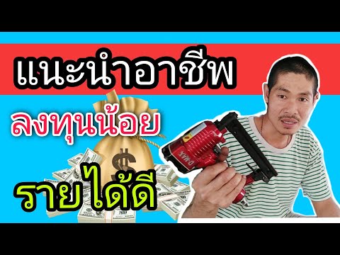 อาชีพเสริม ลงทุนน้อยรายได้ดี