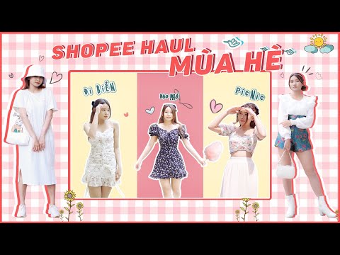 SHOPEE HAUL HÈ 🌞 HAUL QUẦN ÁO, VÁY HOA MÁT MẺ NGÀY HÈ | Đồ Xịn Giá Rẻ | Linzy Nguyen