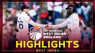Highlights | West Indies v England | Rock Solid Performance From Bonner! | 1st Apex Test Day 5
