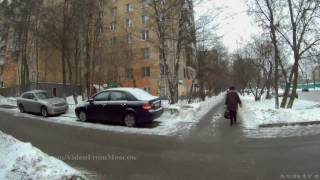 Видео Иду от метро проспект Вернадского по улице Кравченко до Ленинского проспекта от VideoFromMoscow, проспект Вернадского, Москва, Россия