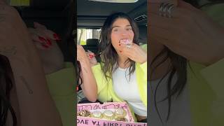 Trying Crumbl Cookies With Kylie Jenner