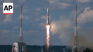 Russia Launches Soyuz Rocket Carrying Irans Communications Satellite