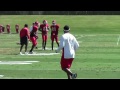 Fresno State wide receiver drills - 8/24/13