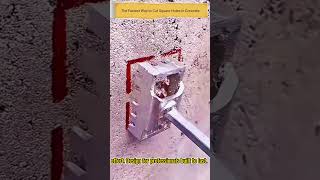 The Fastest Way To Cut Square Holes In Concrete 86 Junction Box Tool