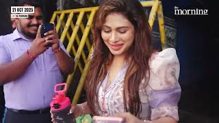 Influencer Piumi Hansamali At Cid The Morning