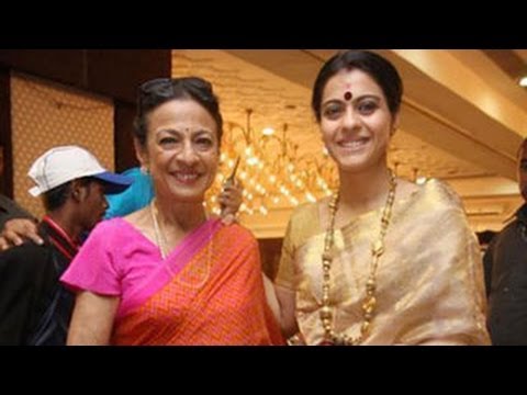 Kajol at North Bombay Sarbojanins Durga Puja
