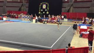 Hannah Oliveros Level 10 State Championships 2017 Floor 9.6 (1st)