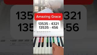 Amazing Grace - Easy Piano Tutorial For Beginners