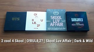Bts Album Collection. 2Cool 4 Skool. Orul8,3?. Skool Luv Affair. Dark&Wild