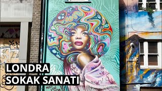 Londra Shoreditch Sokak Sanatı Grafiti
