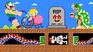 R.i.p Mario Luigi, Peach & Bowser Sorry Mario...please Come Back Mario Game Animation Ag Mario