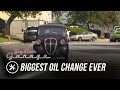 Biggest Oil Change Ever - Jay Leno's Garage