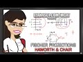 Fischer to Haworth and Chair for Glucose and Fructose (Vid 5 of 5)